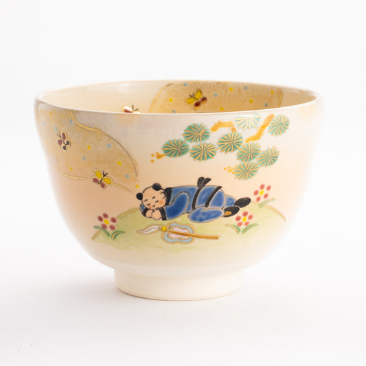 抹茶碗　童子の春眠　宗絢 KOTOPOTTER