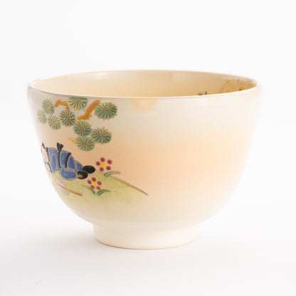 抹茶碗　童子の春眠　宗絢 KOTOPOTTER