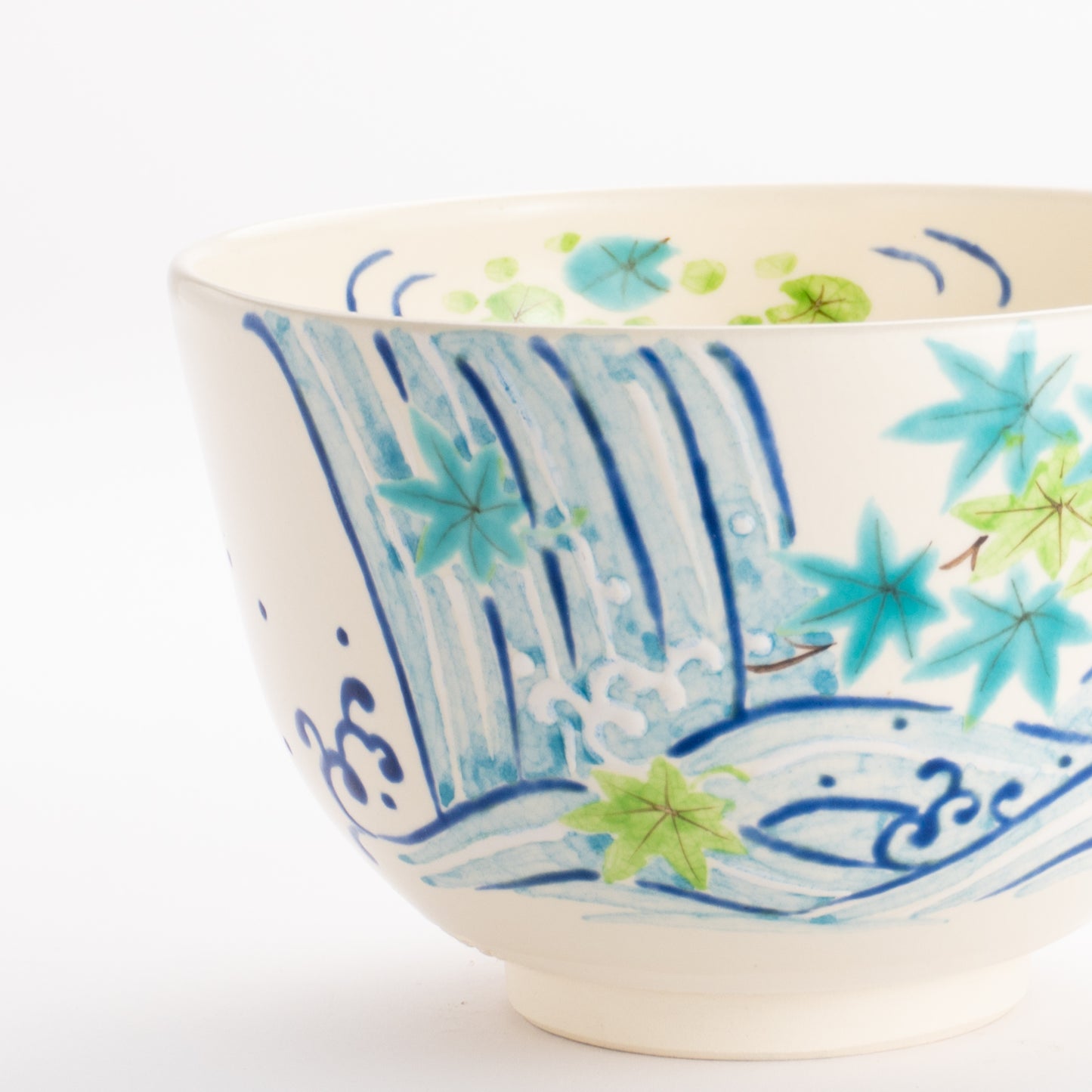 抹茶碗　流水青楓　宗絢 KOTOPOTTER