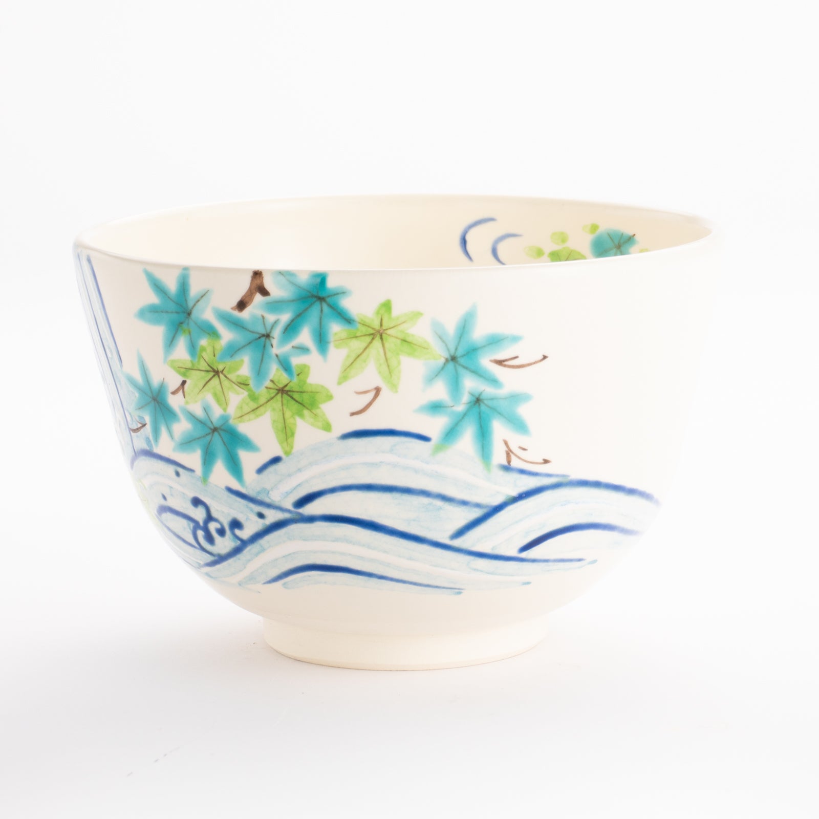 抹茶碗　流水青楓　宗絢 KOTOPOTTER