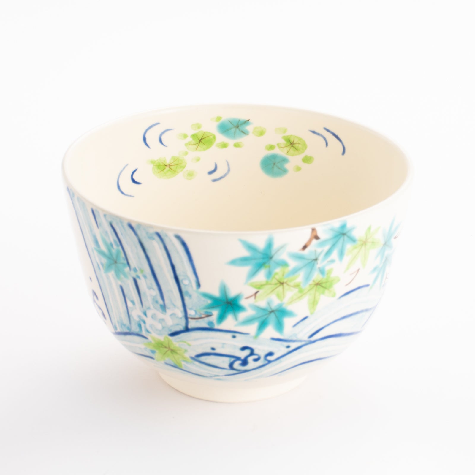 抹茶碗　流水青楓　宗絢 KOTOPOTTER