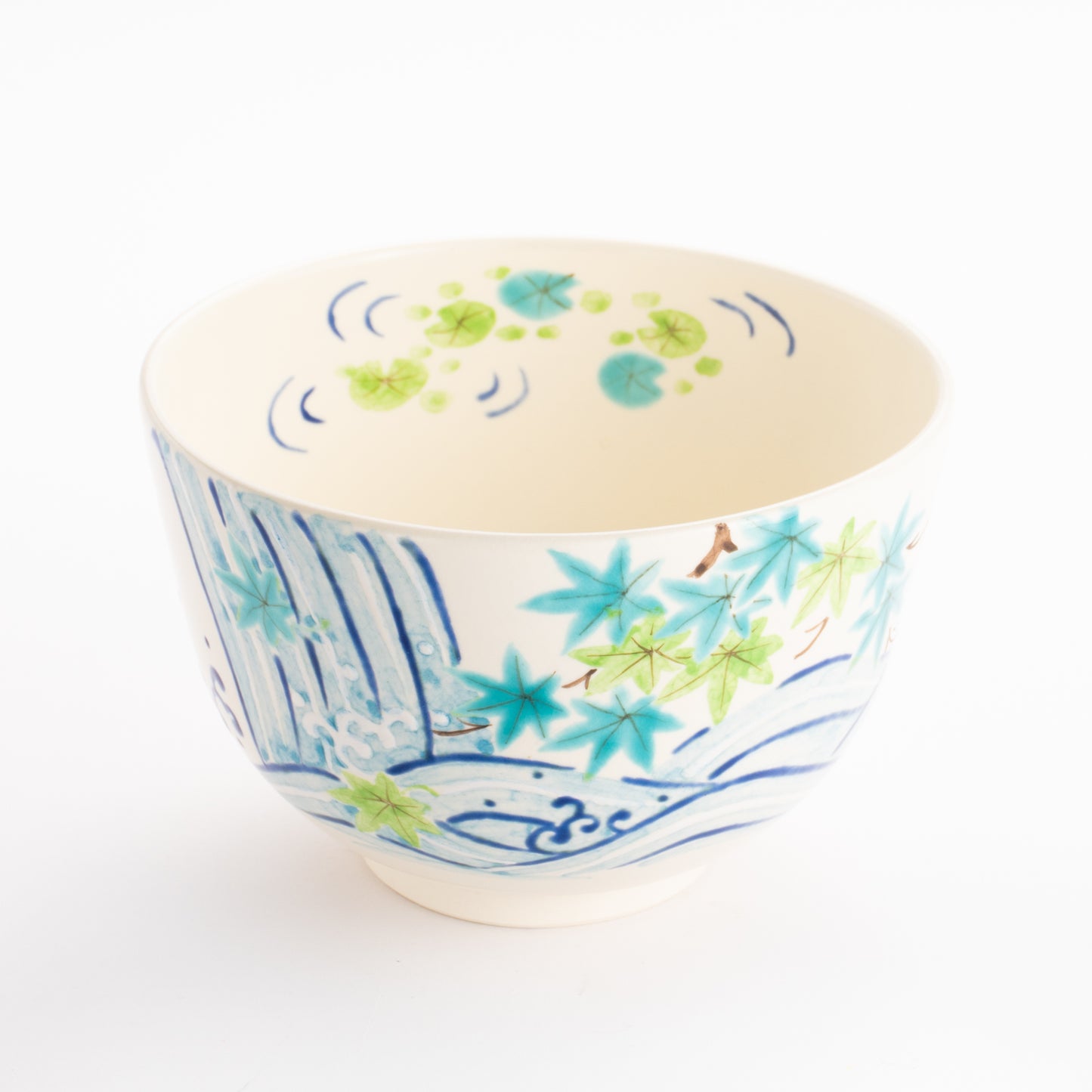 抹茶碗　流水青楓　宗絢 KOTOPOTTER