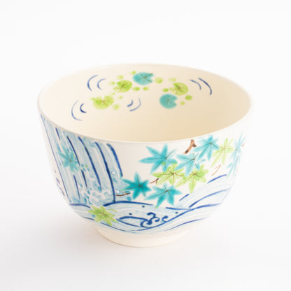 抹茶碗　流水青楓　宗絢 KOTOPOTTER