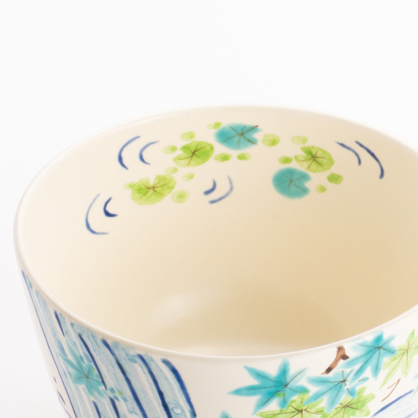 抹茶碗　流水青楓　宗絢 KOTOPOTTER