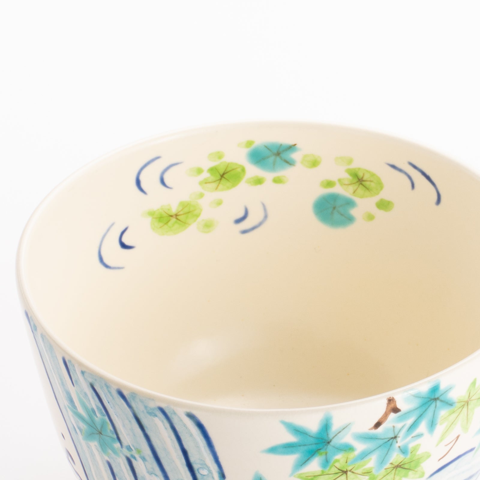 抹茶碗　流水青楓　宗絢 KOTOPOTTER