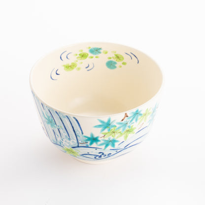 抹茶碗　流水青楓　宗絢 KOTOPOTTER