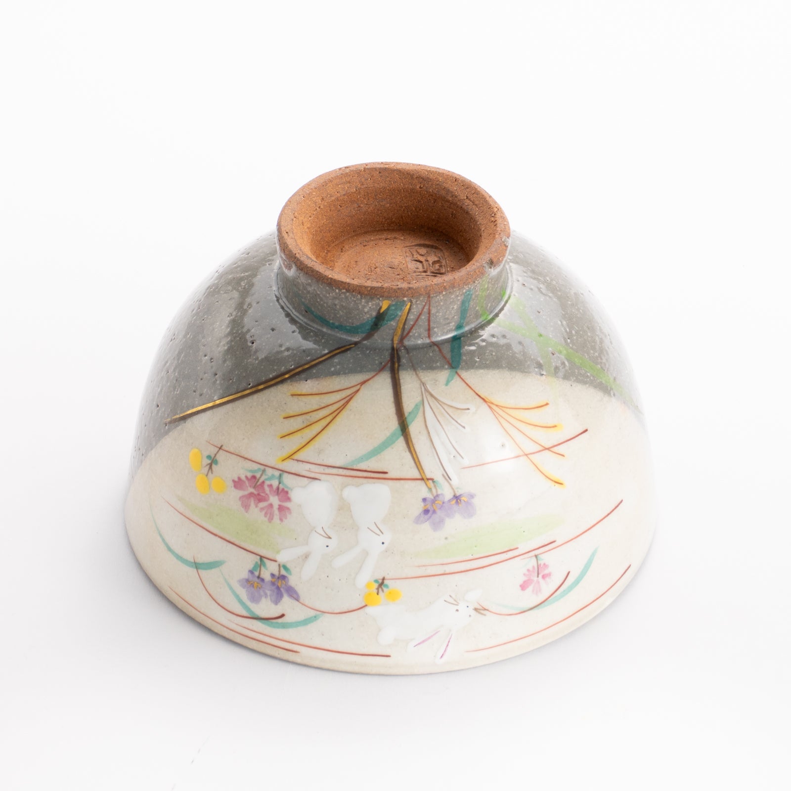 抹茶碗　掛分 月にうさぎ　宗絢 KOTOPOTTER