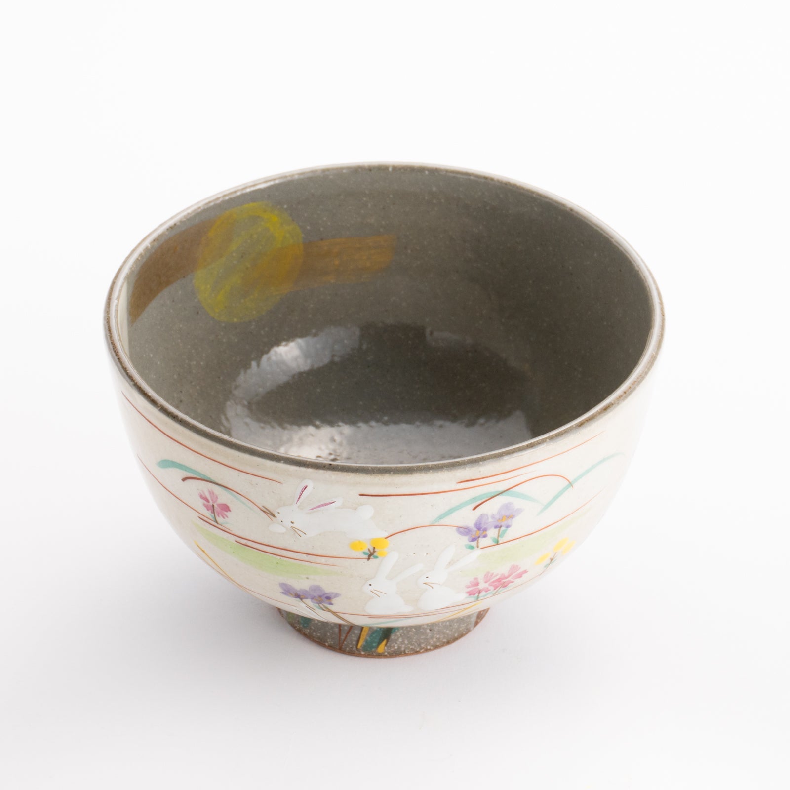 抹茶碗　掛分 月にうさぎ　宗絢 KOTOPOTTER