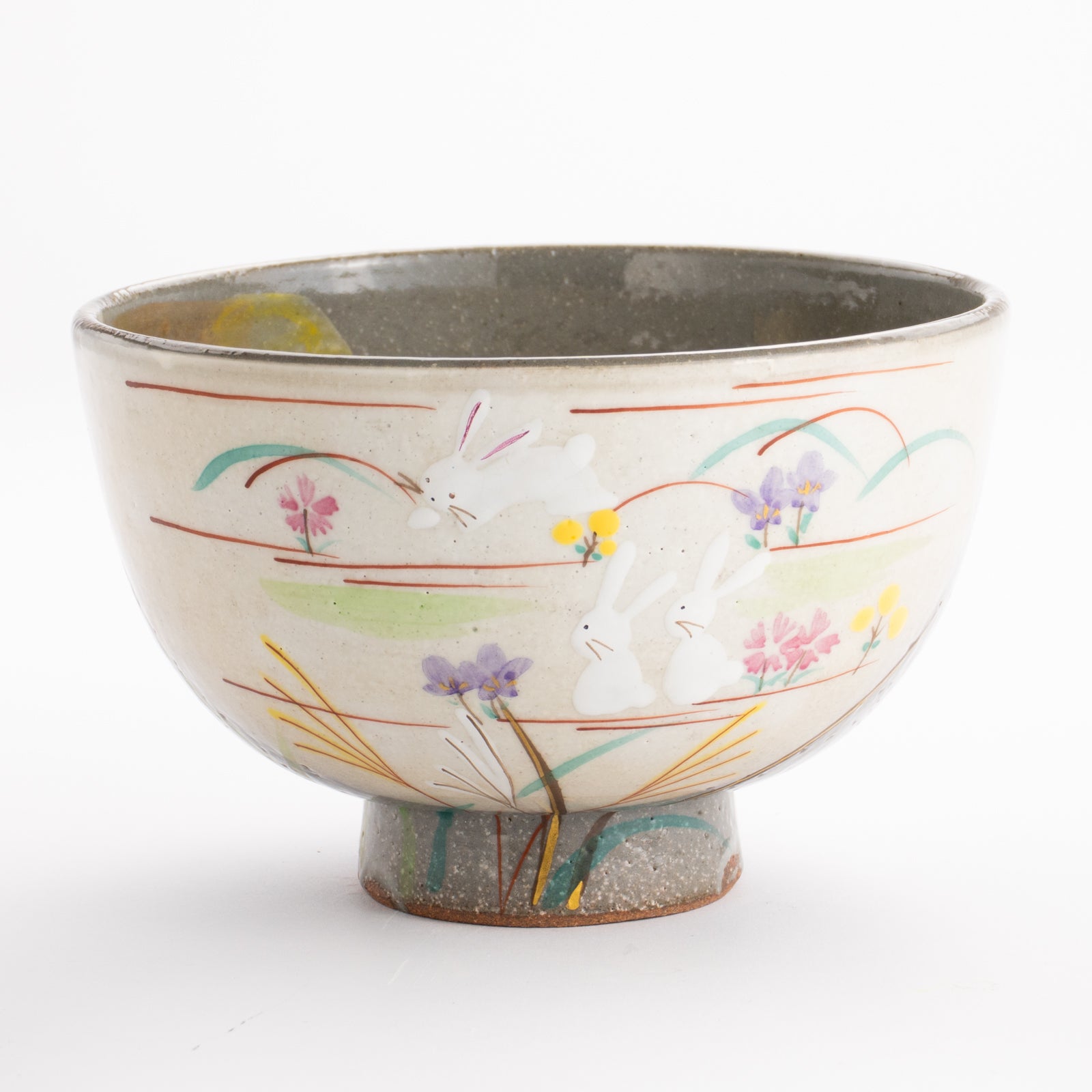 抹茶碗　掛分 月にうさぎ　宗絢 KOTOPOTTER