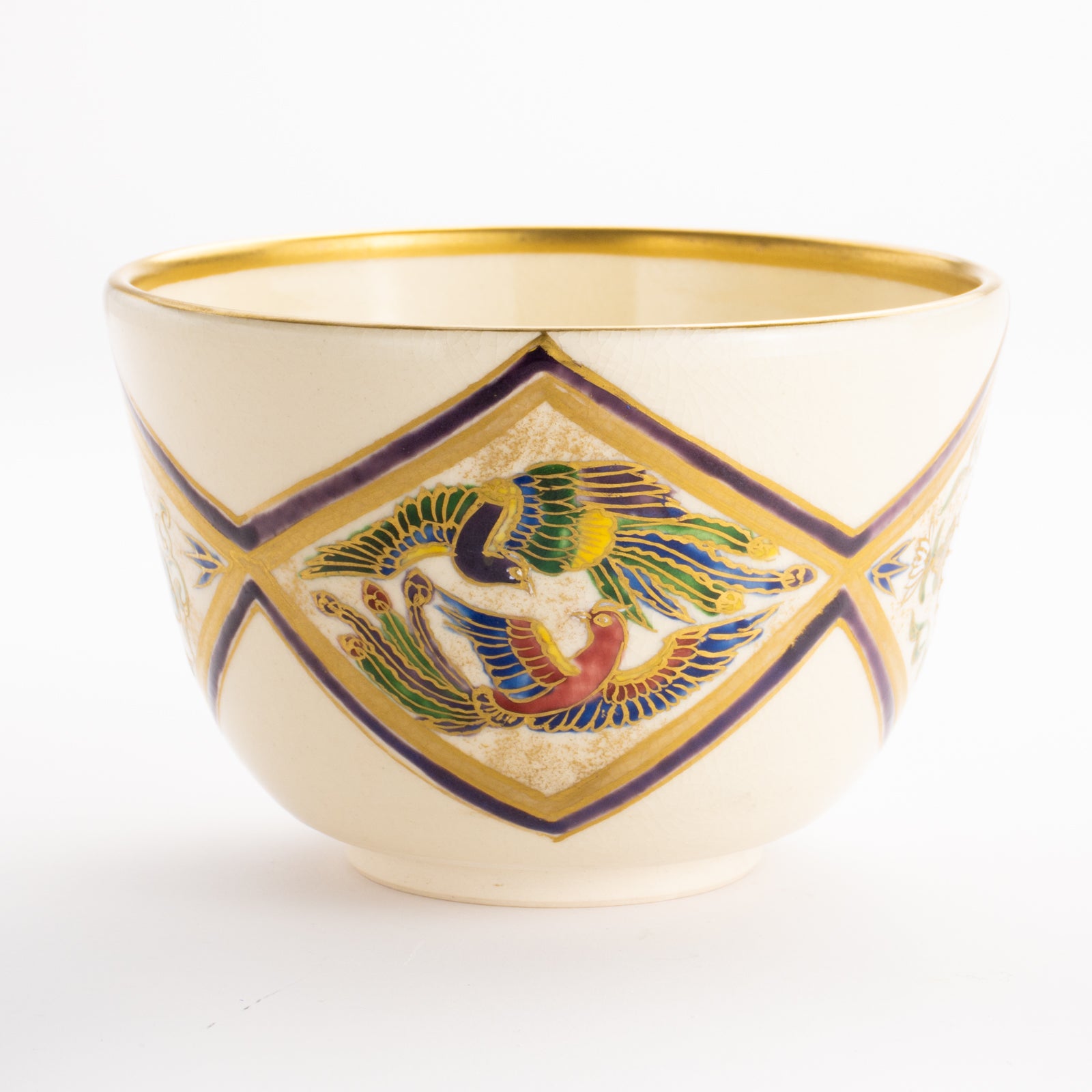 抹茶碗　菊桐鳳凰　如水 KOTOPOTTER