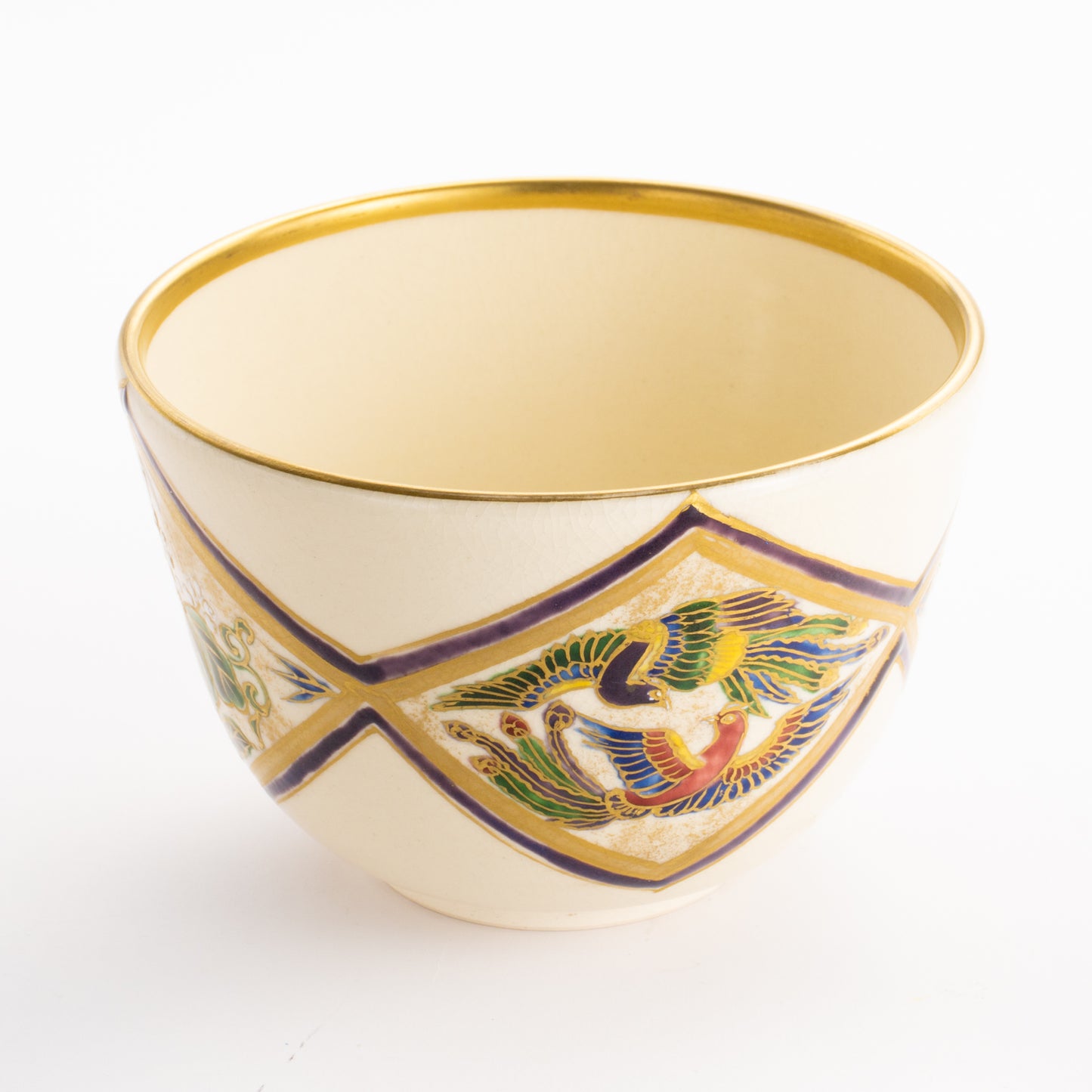 抹茶碗　菊桐鳳凰　如水 KOTOPOTTER