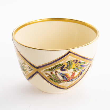 抹茶碗　菊桐鳳凰　如水 KOTOPOTTER