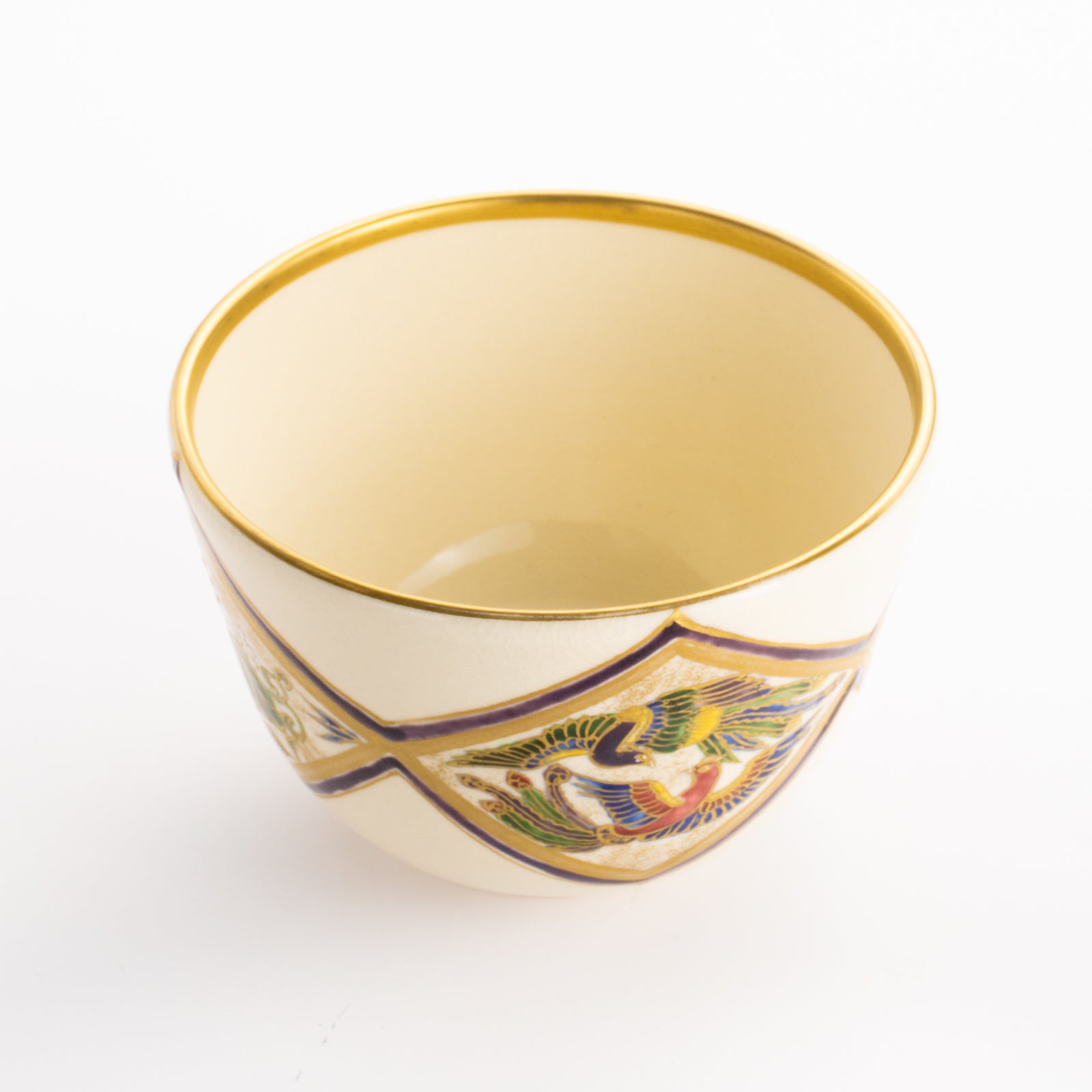 抹茶碗　菊桐鳳凰　如水 KOTOPOTTER