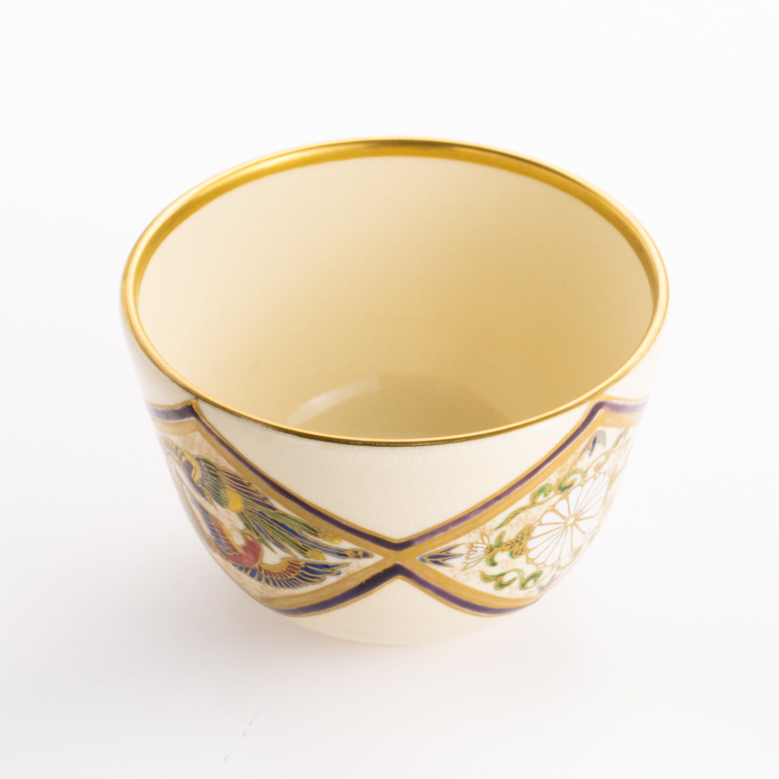 抹茶碗　菊桐鳳凰　如水 KOTOPOTTER