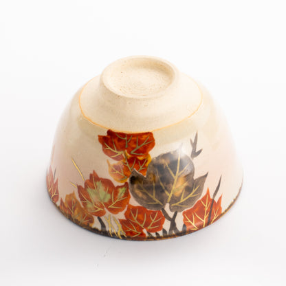 抹茶碗　蔦の絵　安徳 KOTOPOTTER