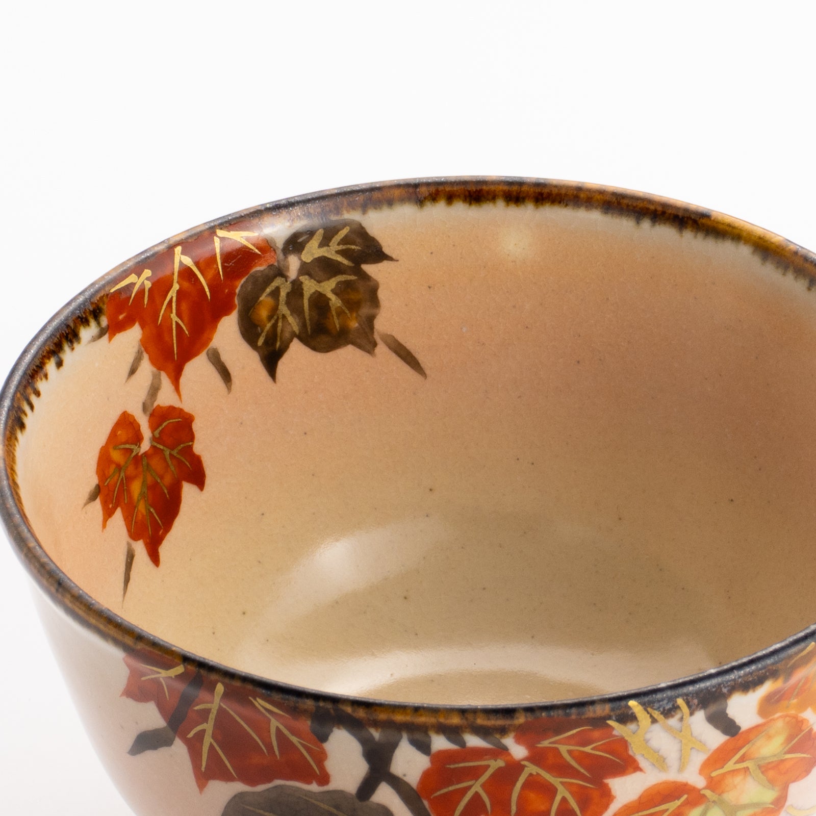 抹茶碗　蔦の絵　安徳 KOTOPOTTER