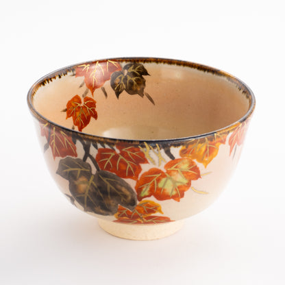 抹茶碗　蔦の絵　安徳 KOTOPOTTER