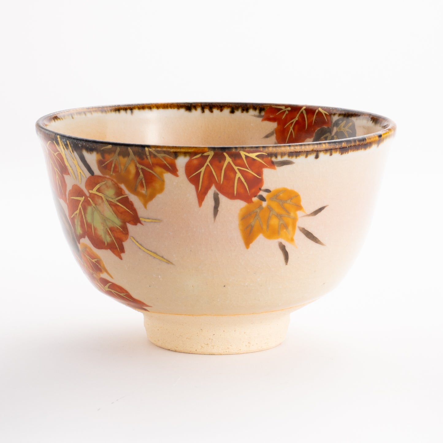 抹茶碗　蔦の絵　安徳 KOTOPOTTER