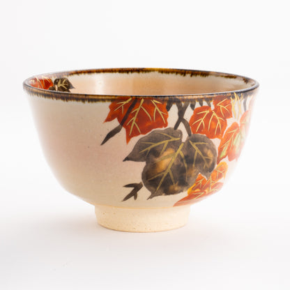 抹茶碗　蔦の絵　安徳 KOTOPOTTER