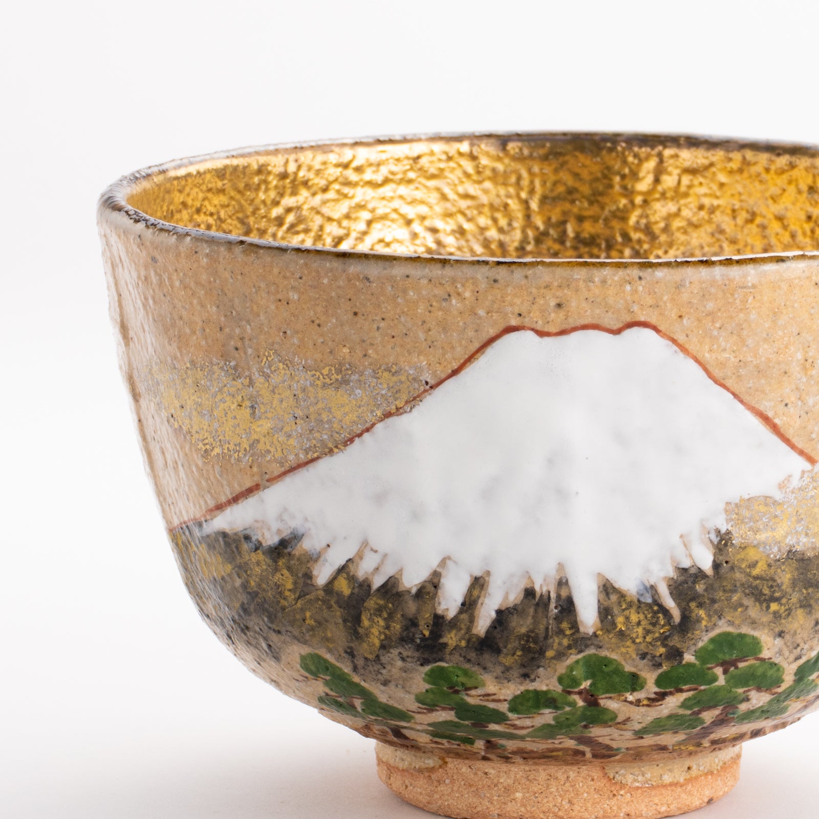 抹茶碗　内金富士山　良二 KOTOPOTTER