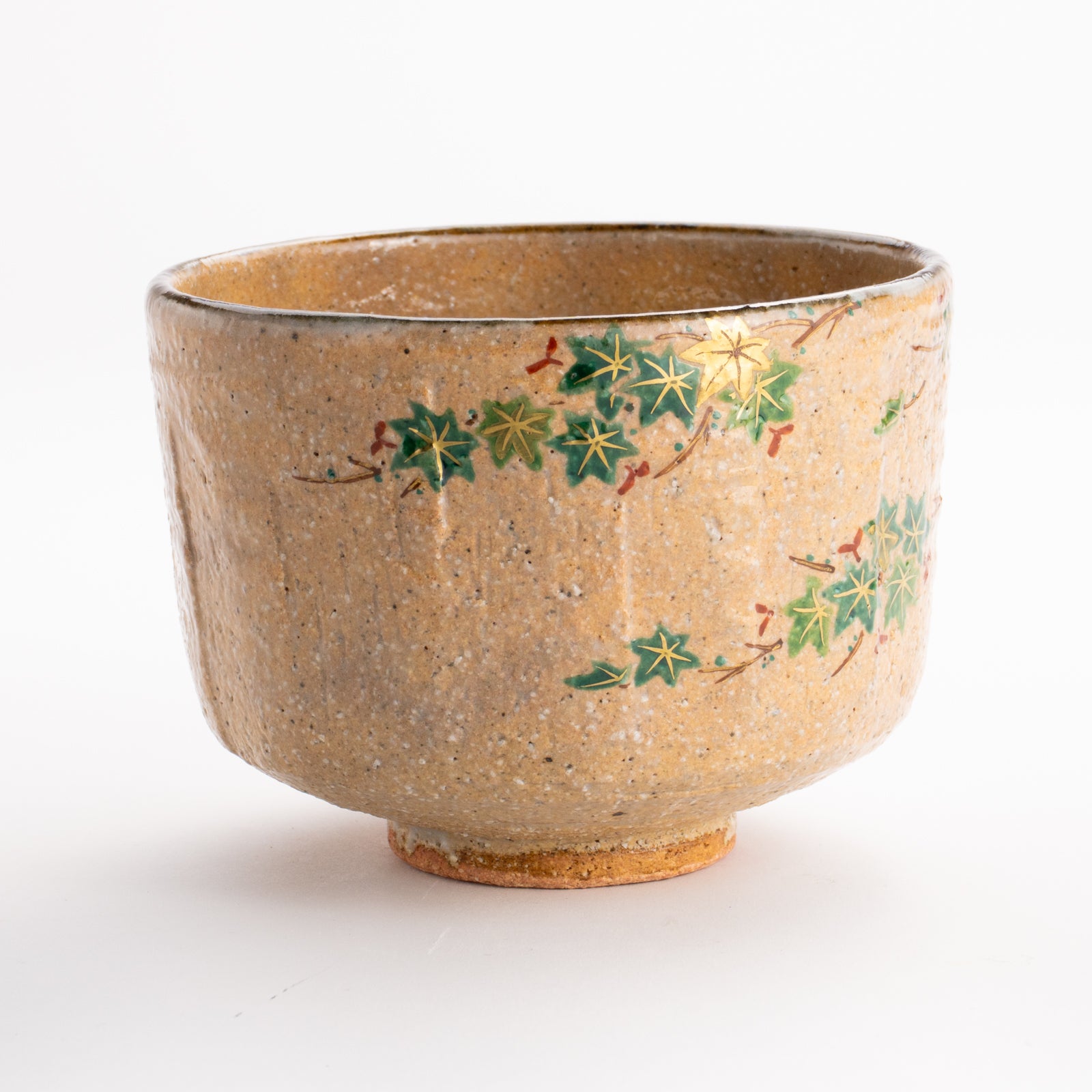 京都清水烧抹茶碗青枫｜良二｜KOTOPOTTER