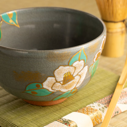 抹茶碗　白椿　宗絢 KOTOPOTTER