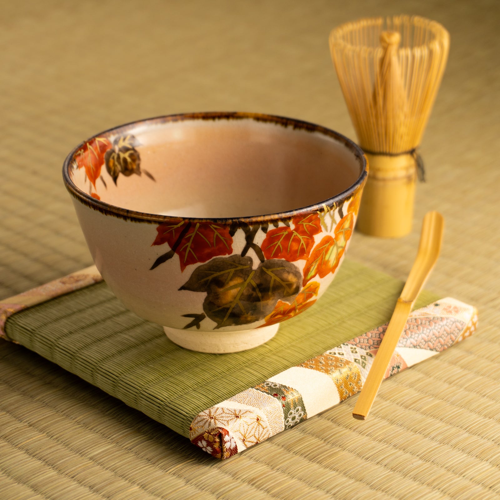 清水焼 抹茶碗 清水焼 京焼 抹茶碗 白磁金銀彩七宝紋 | ギフトショップ Nihon Miyabi