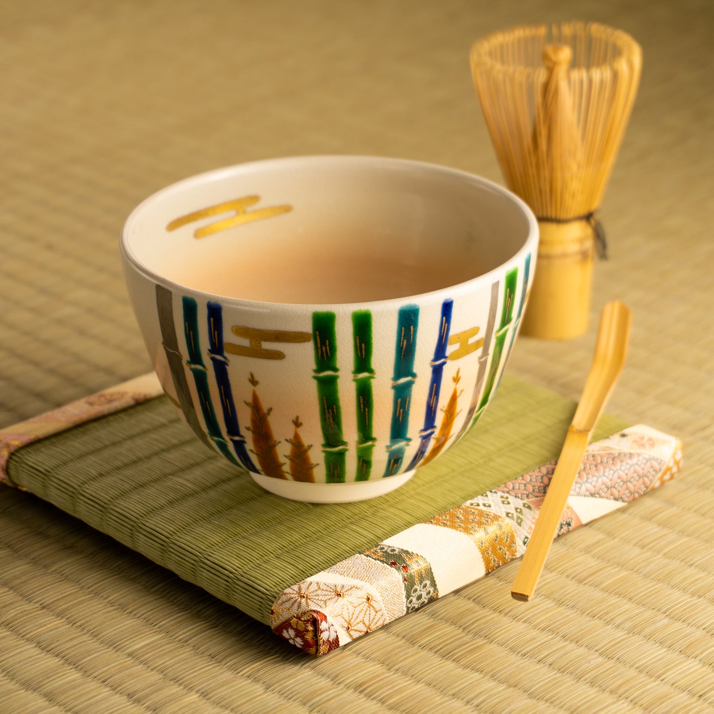抹茶碗　竹ノ絵　宗絢 KOTOPOTTER