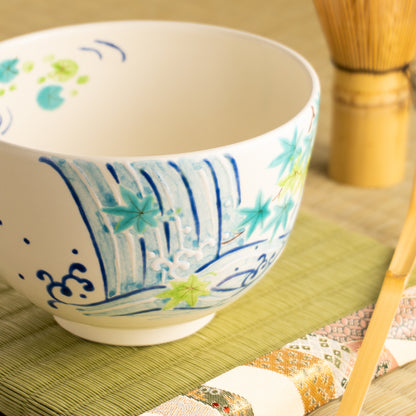 抹茶碗　流水青楓　宗絢 KOTOPOTTER