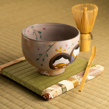 抹茶碗　お雛様　宗絢 KOTOPOTTER