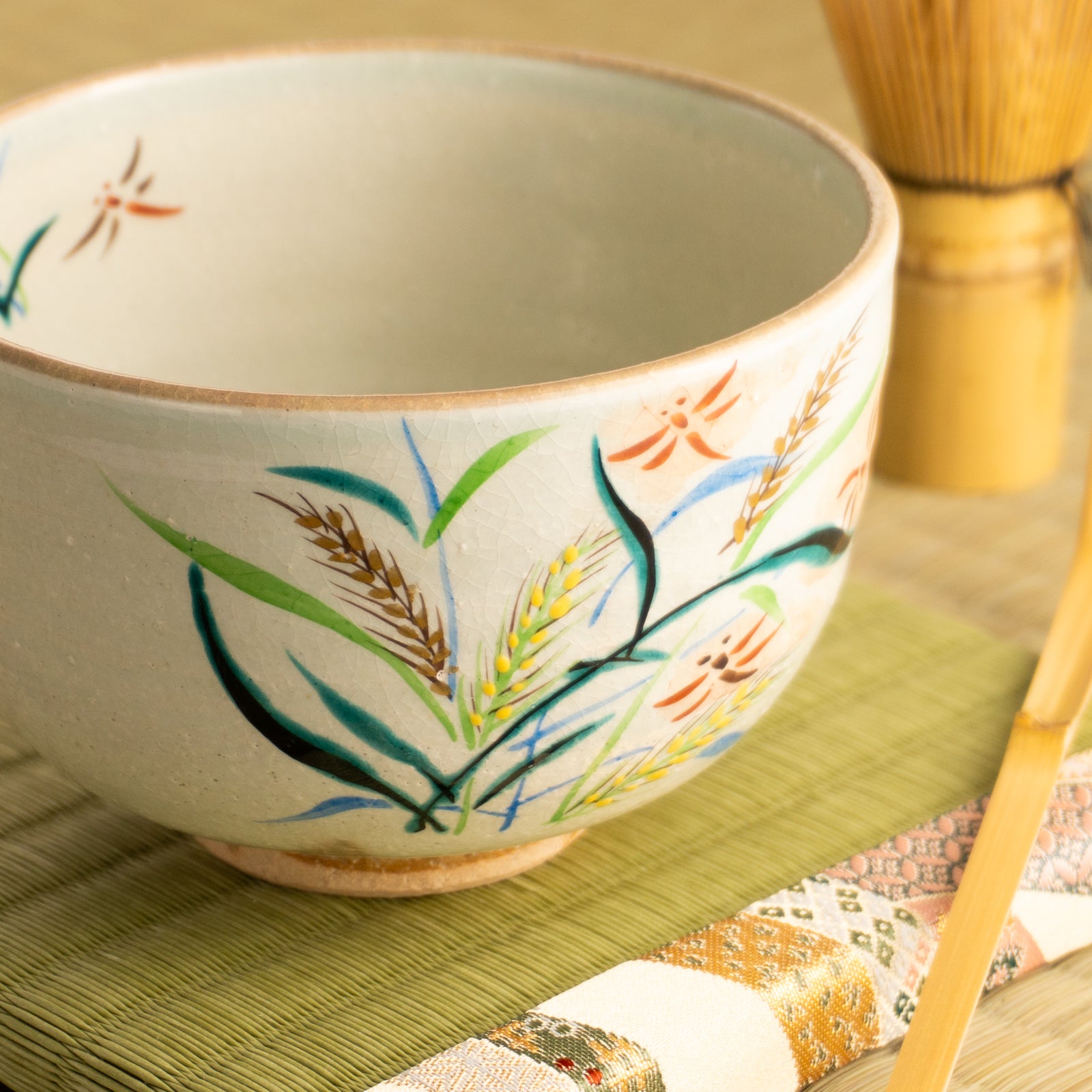 抹茶碗　秋の野原　宗絢 KOTOPOTTER