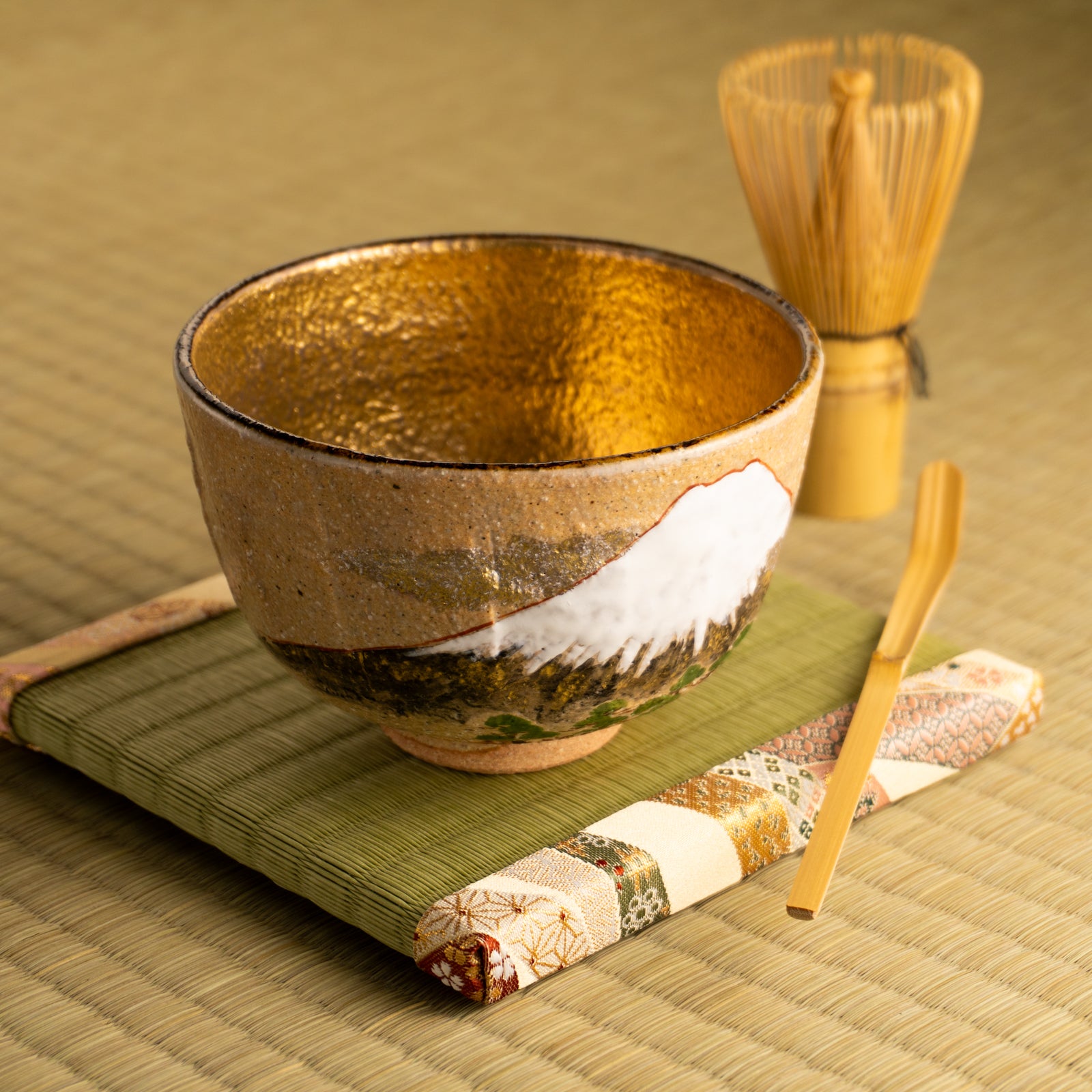 抹茶碗　内金富士山　良二 KOTOPOTTER