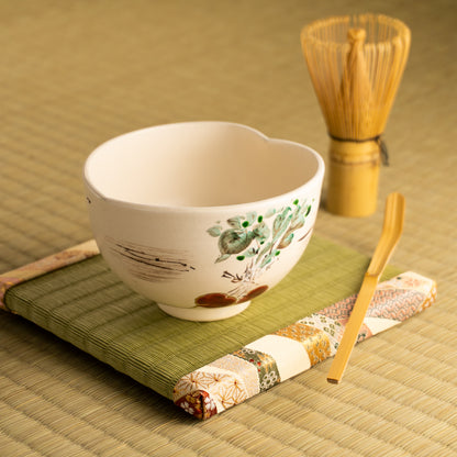 抹茶碗　カブの絵　宗絢 KOTOPOTTER