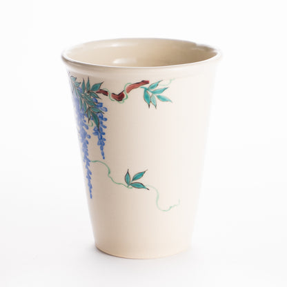 タンブラー　藤にツバメ　清水幹子 KOTOPOTTER