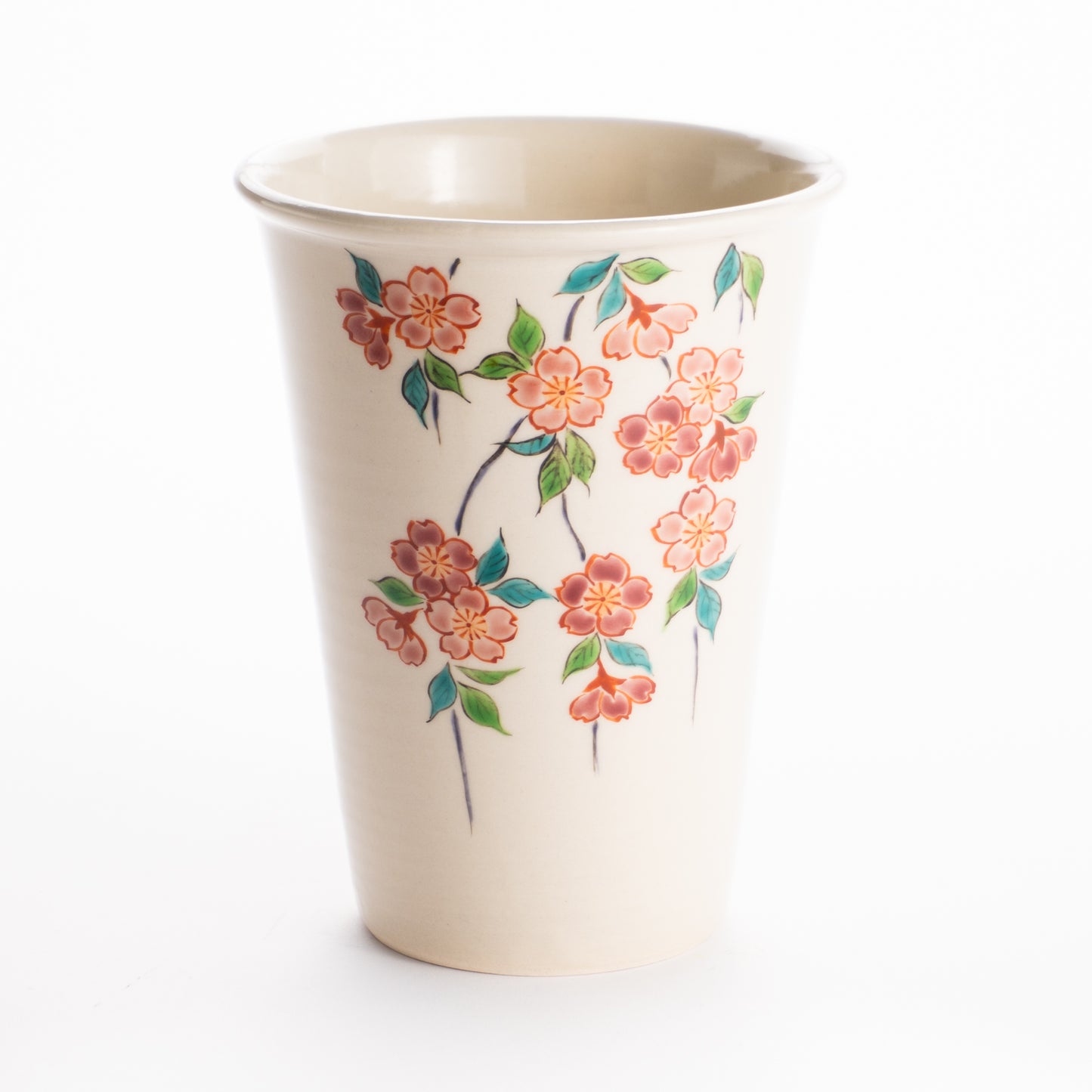 タンブラー　枝垂れ桜　清水幹子 KOTOPOTTER