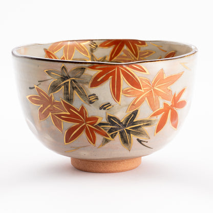 抹茶碗　紅葉　俊山窯 KOTOPOTTER