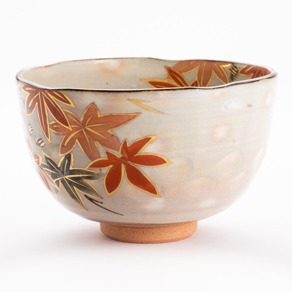 抹茶碗　紅葉　俊山窯 KOTOPOTTER