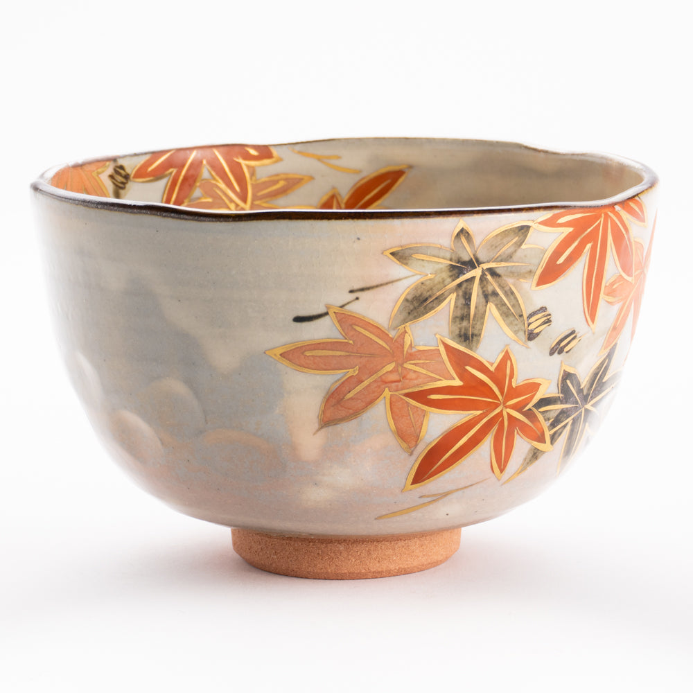 抹茶碗　紅葉　俊山窯 KOTOPOTTER