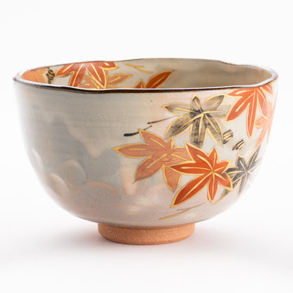 抹茶碗　紅葉　俊山窯 KOTOPOTTER