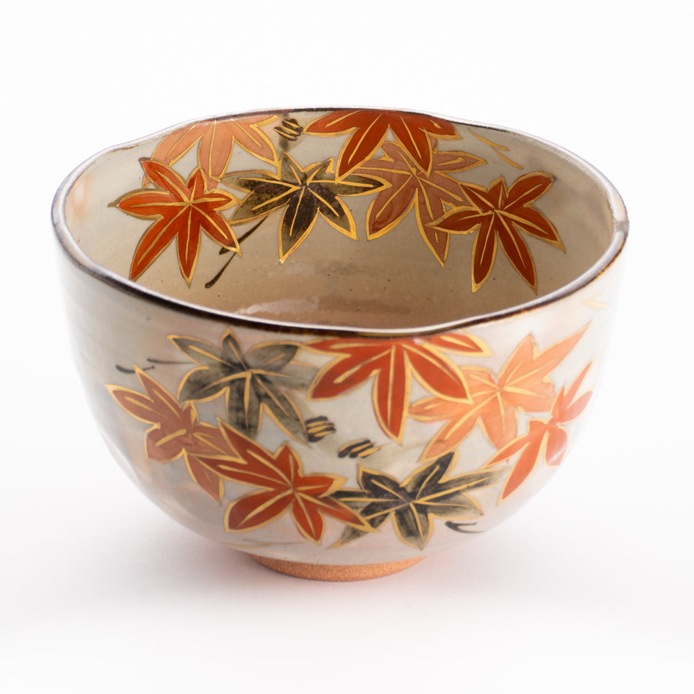 抹茶碗　紅葉　俊山窯 KOTOPOTTER