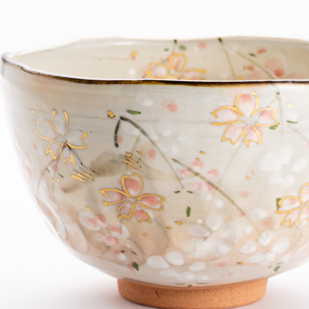 抹茶碗 桜 俊山窯｜コトポッター