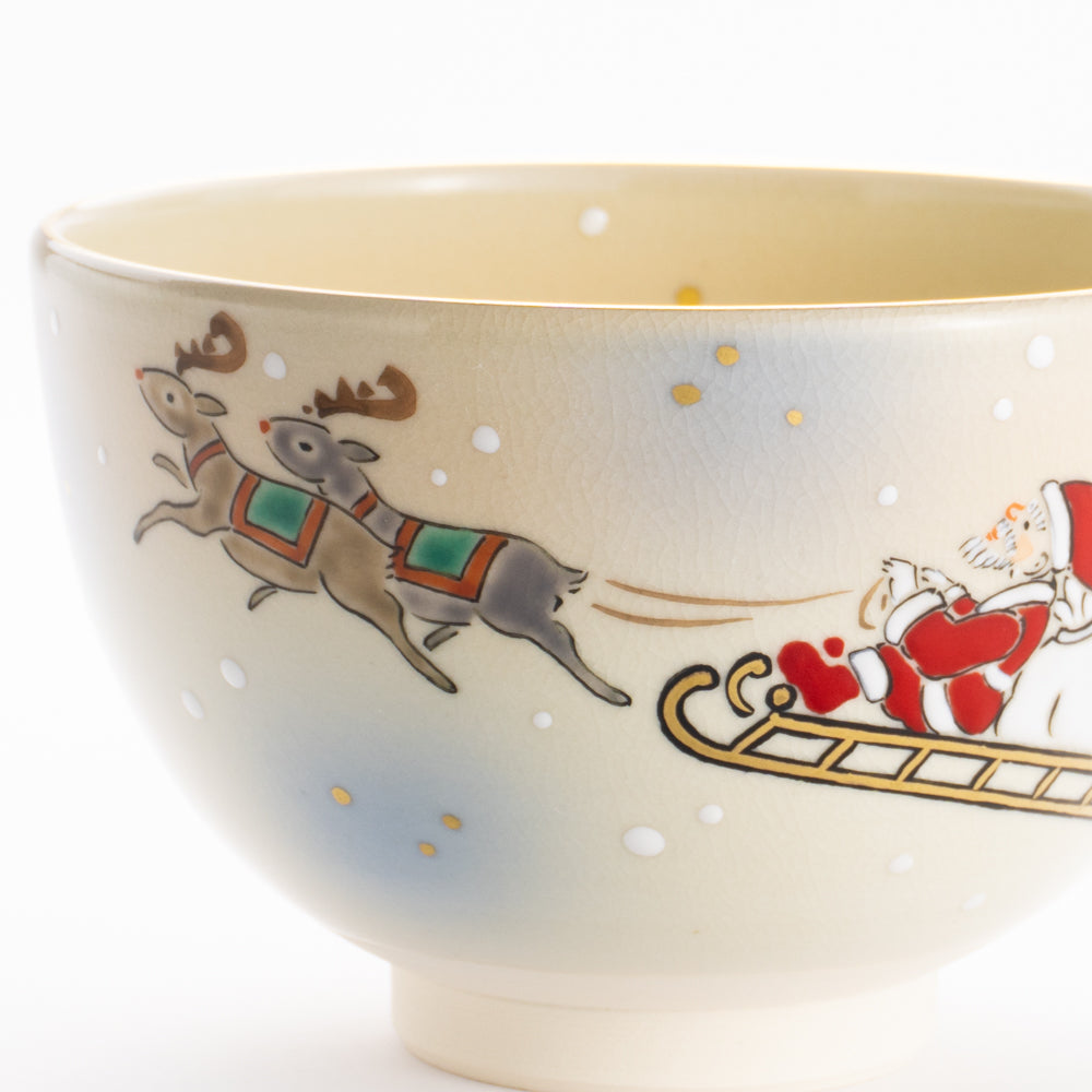 抹茶碗　サンタクロース　昇 KOTOPOTTER