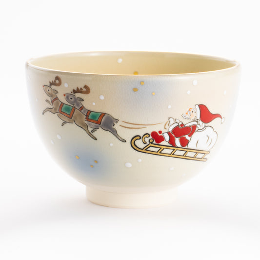 抹茶碗　サンタクロース　昇 KOTOPOTTER
