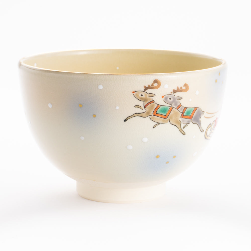 抹茶碗　サンタクロース　昇 KOTOPOTTER