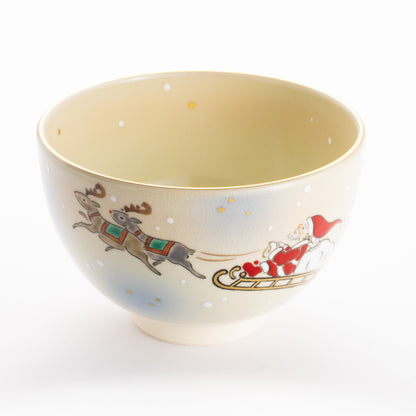抹茶碗　サンタクロース　昇 KOTOPOTTER