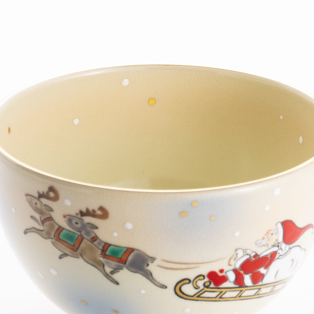 抹茶碗　サンタクロース　昇 KOTOPOTTER