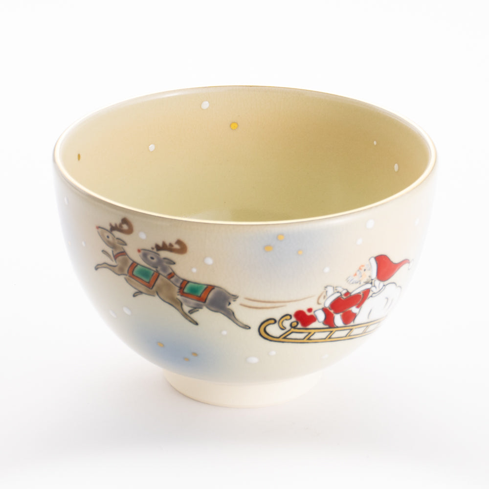 抹茶碗　サンタクロース　昇 KOTOPOTTER