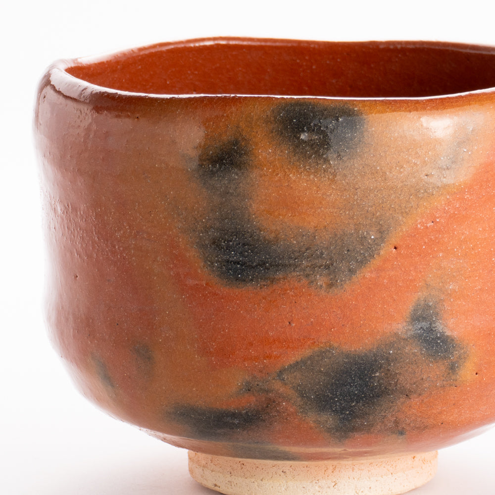 京都清水烧抹茶碗赤乐｜芳楽｜KOTOPOTTER