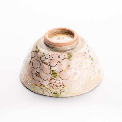 【清水焼】茶碗　花まつり ピンク　俊山窯 KOTOPOTTER