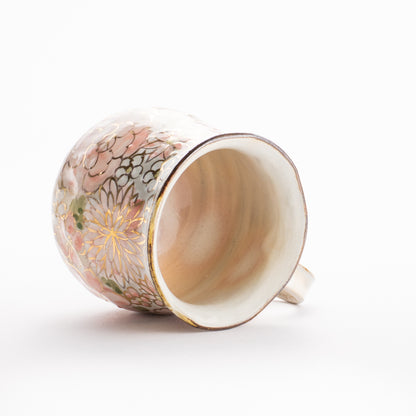 【清水焼】マグカップ　花まつり ピンク　俊山窯 KOTOPOTTER